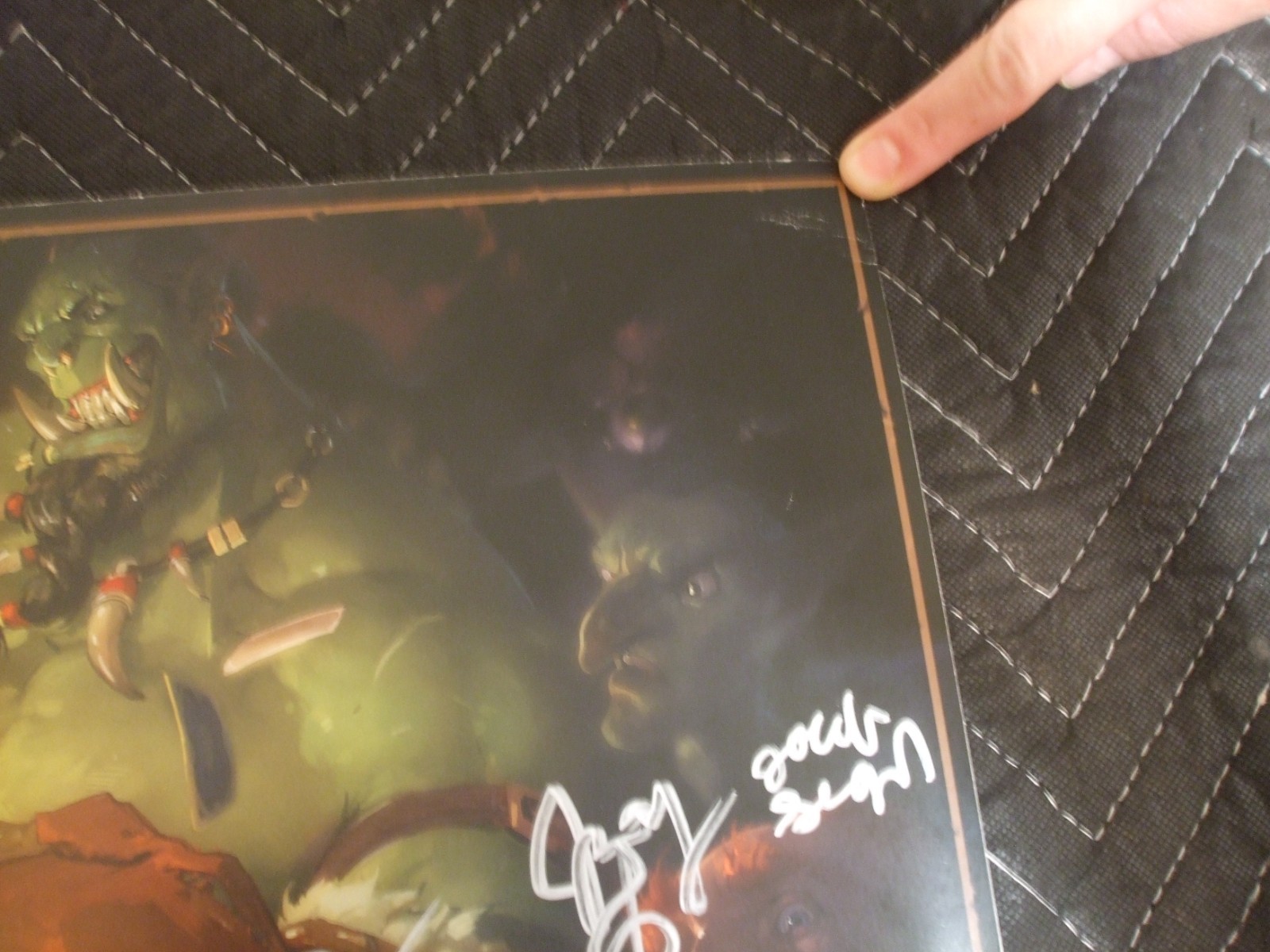 BlizzCon 2013 Hearthstone Signed Mini Poster 14×20 Autographed Vintage