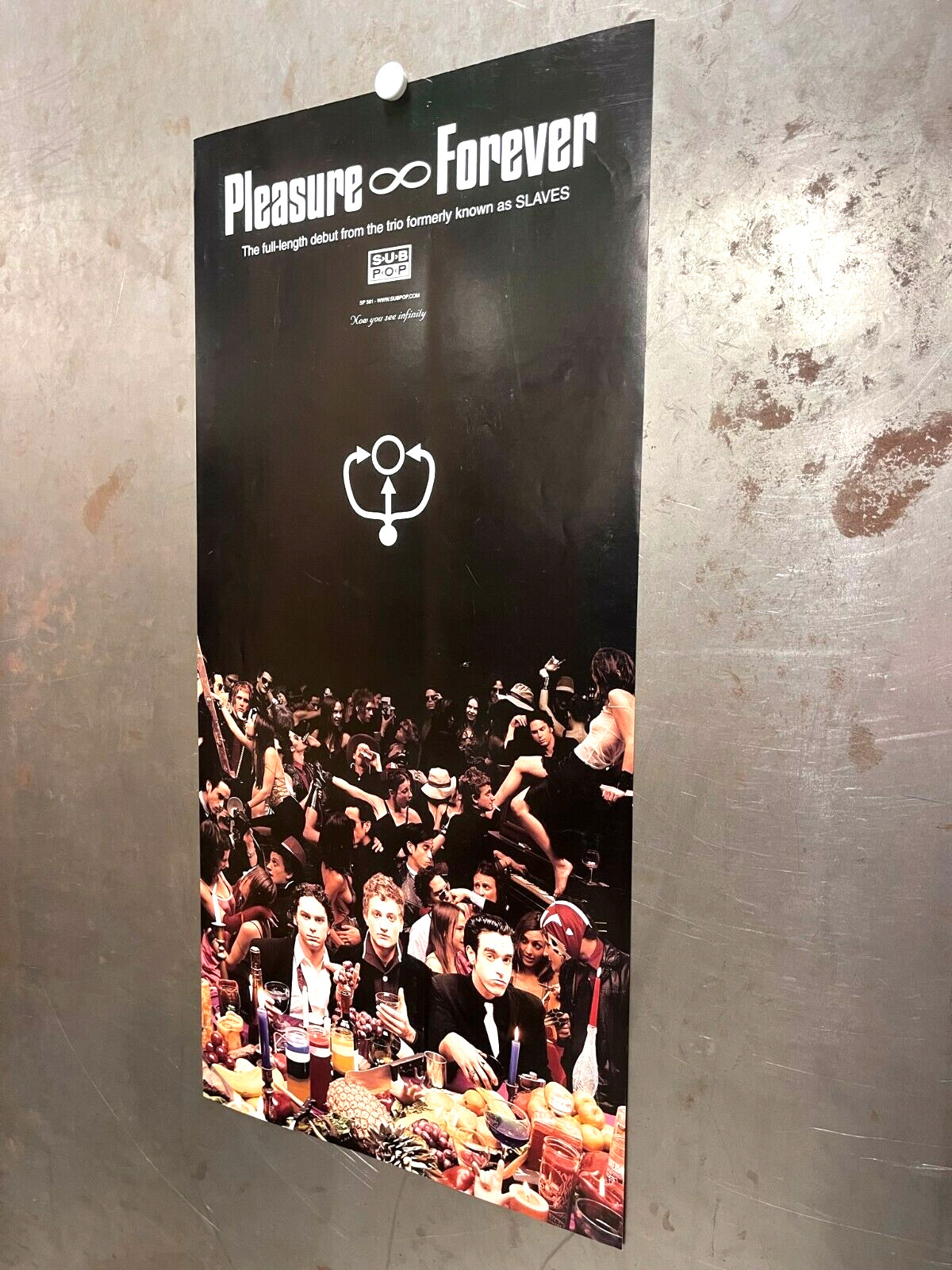 PLEASURE∞FOREVER PROMO POSTER 2001 Sub Pop PSYCHEDELIC PUNK ROCK Gold Standard