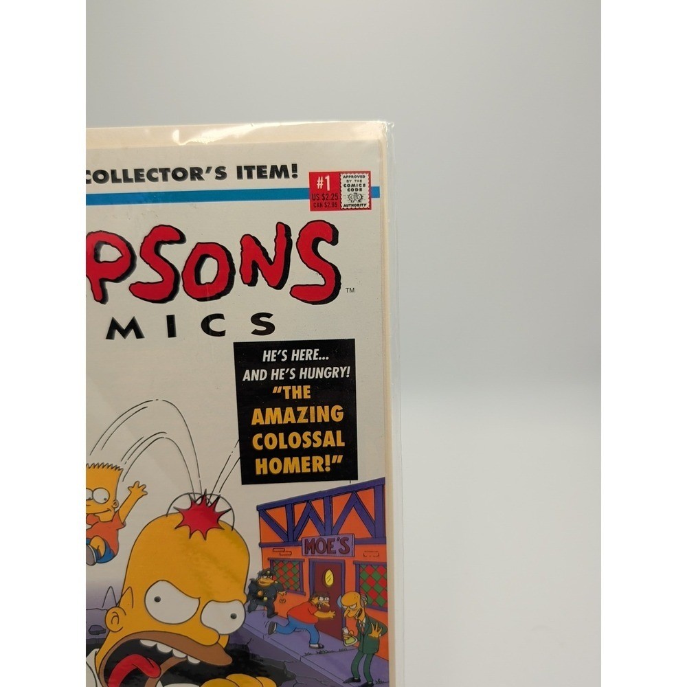 SIMPSONS Comics #1 w/poster Bongo Comics 1993 First Issue Bart Homer