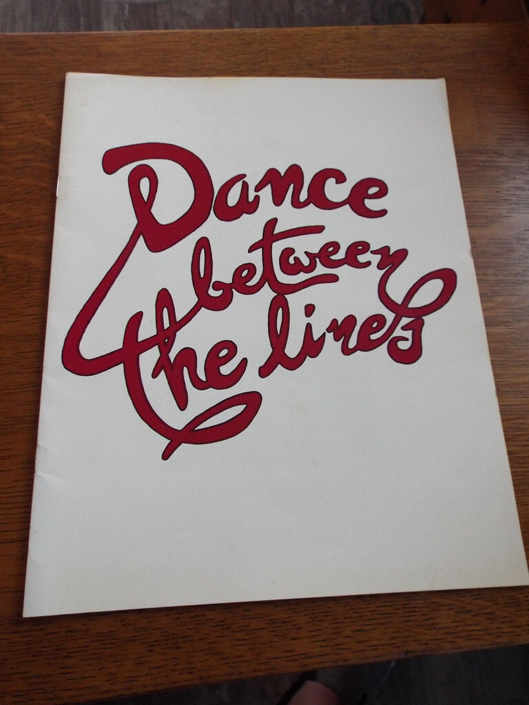 “Dance Between The Lines” The Music Hall Theatre Program 1970s San Francisco CA