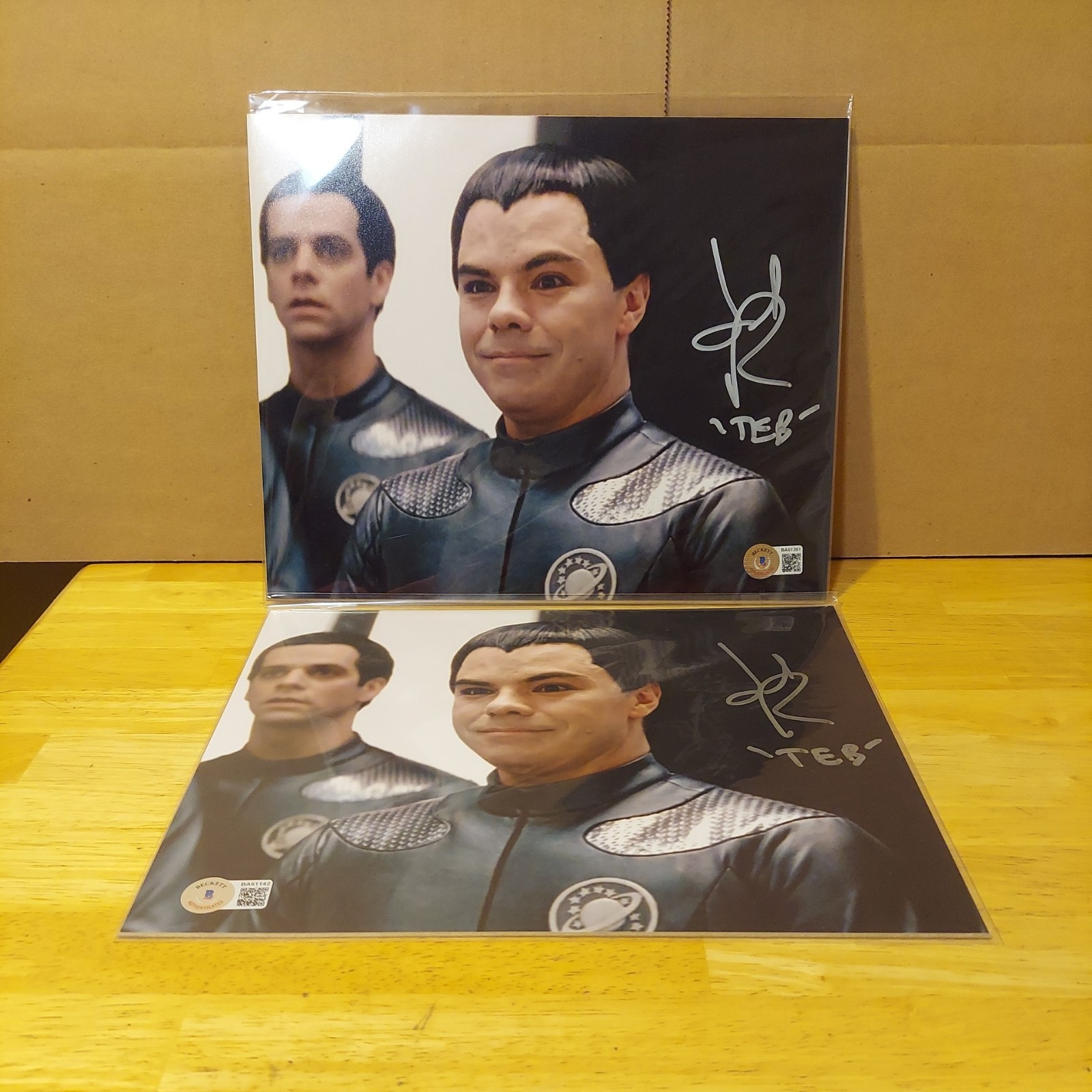 JED REES ” Teb” GALAXY QUEST signed autographed 8×10 Bam Box BAS
