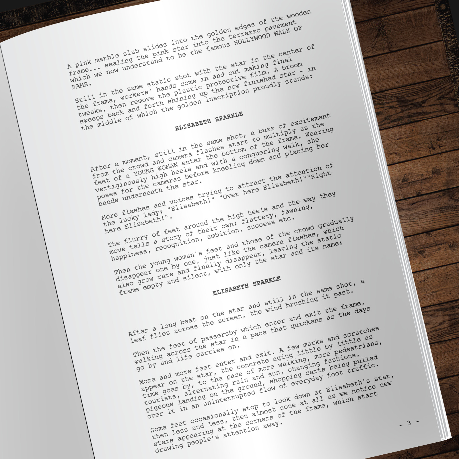 The Substance Script Autograph Signed Reprints 145 Pages- Demi Moore, Horror