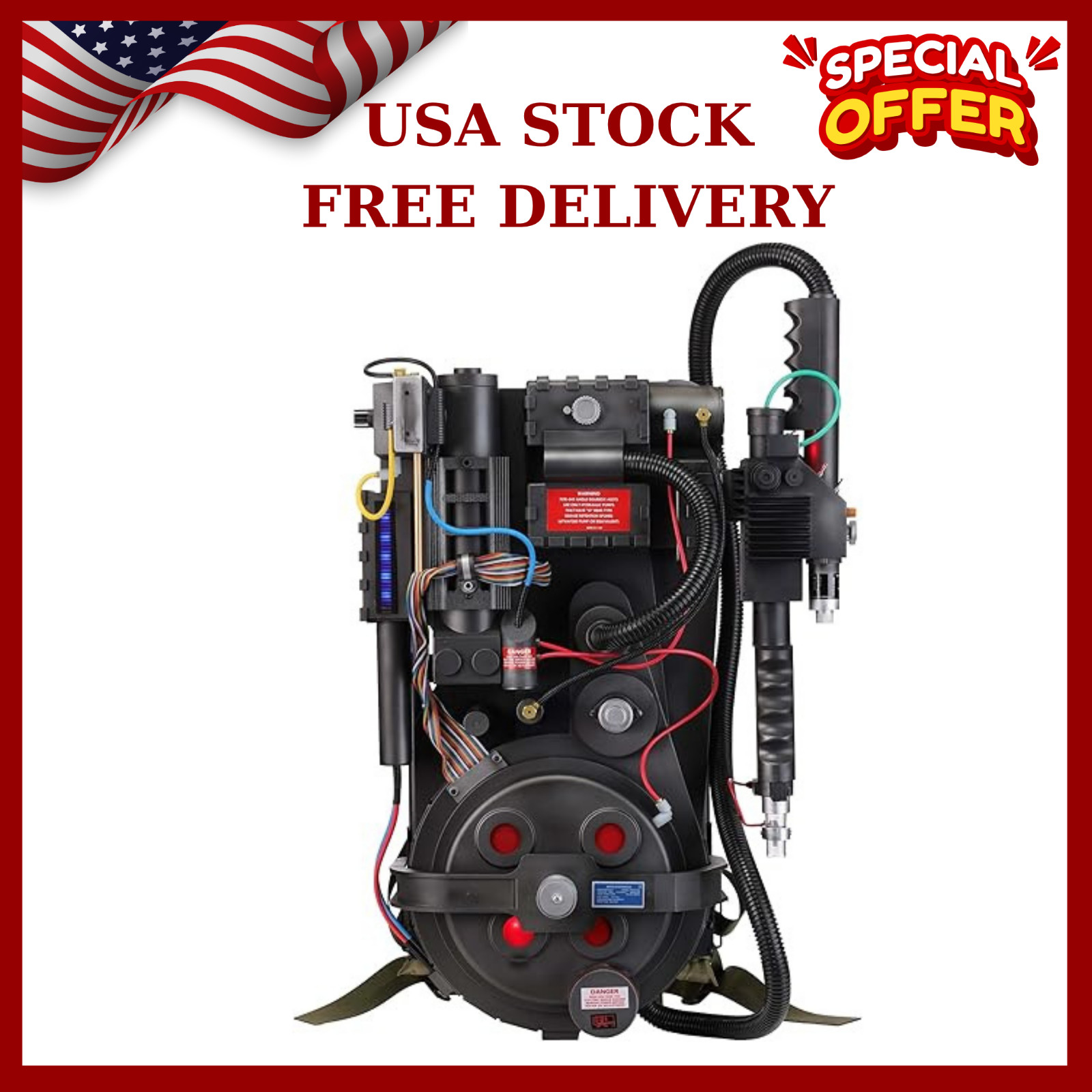 New Ghostbusters Proton Pack Replica Prop, Authentic Ghostbusters Costume Access