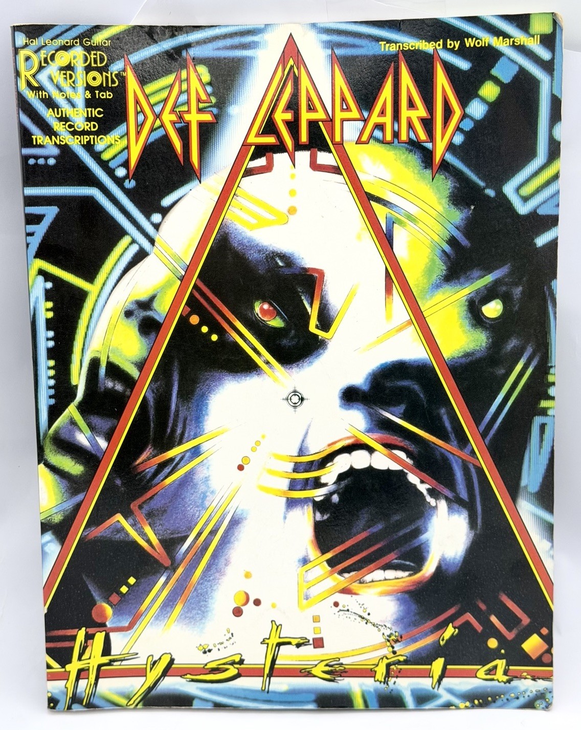 Def Leppard Hysteria Songbook 1988 RARE Hal Leonard Hard Rock Sheet Music VG+