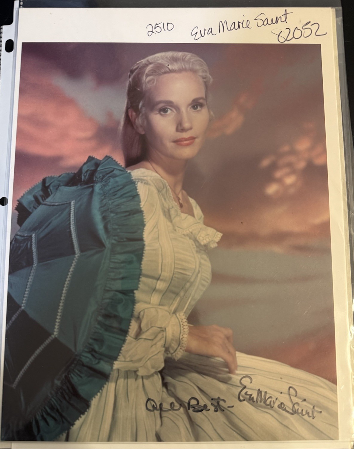 Eva Marie Saint Signed 8×10 Photo Autograph COA Todd Mueller