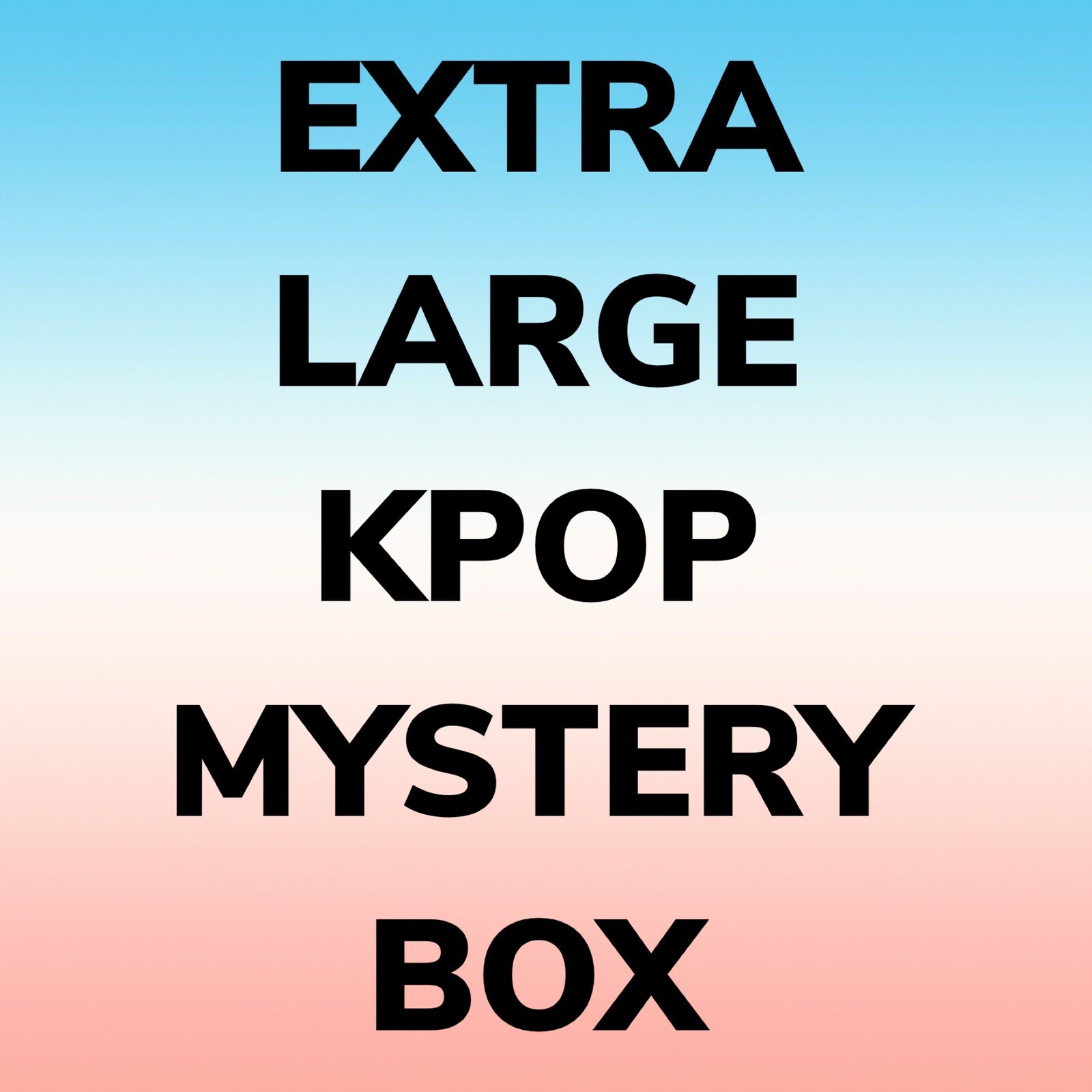 Extra Large Kpop Box – Lot / Bundle Includes Albums, Official Goods, Gifts, Etc.