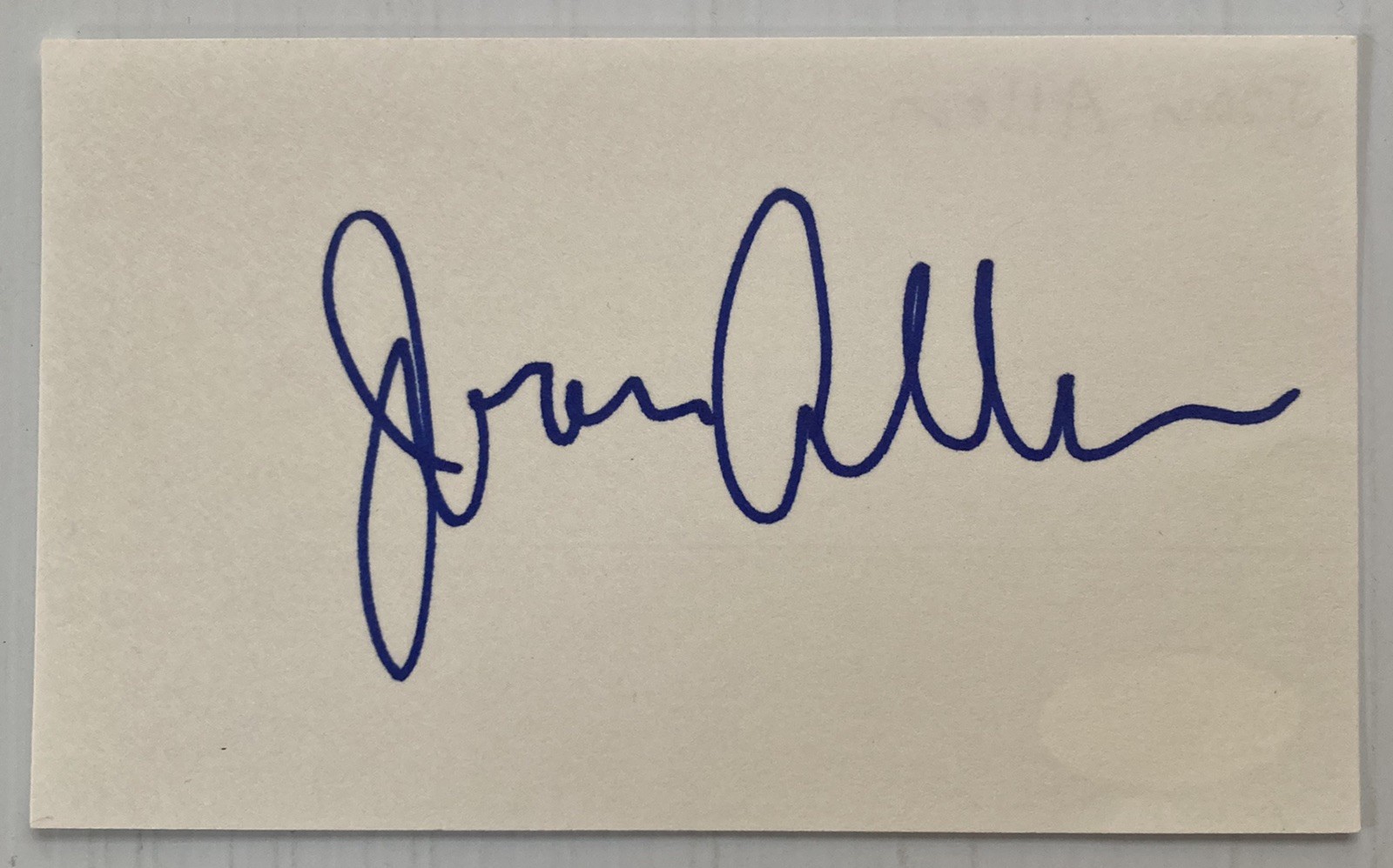 Nixon Bourne Joan Allen Signed Autograph 3×5 Index Card – JSA Cert – FREE S&H!