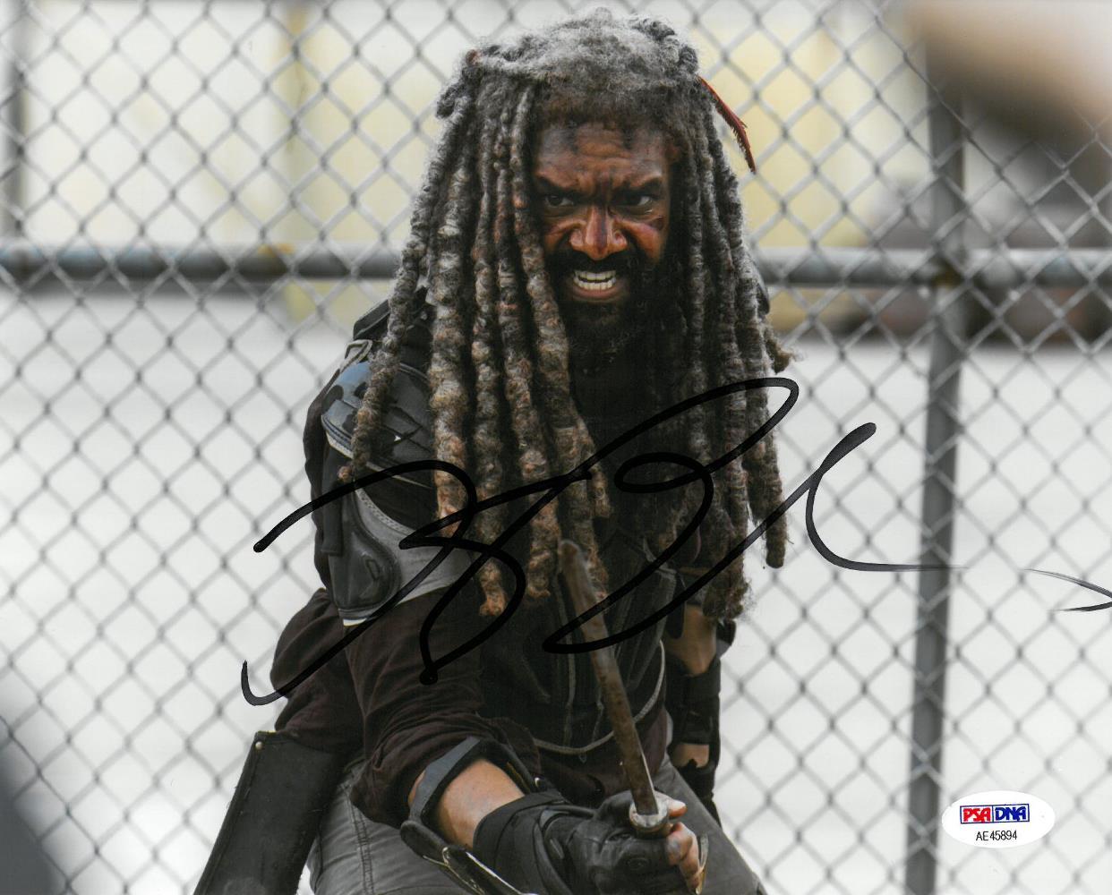 Khary Payton Signed Walking Dead Autographed 8×10 Photo PSA/DNA #AE45894