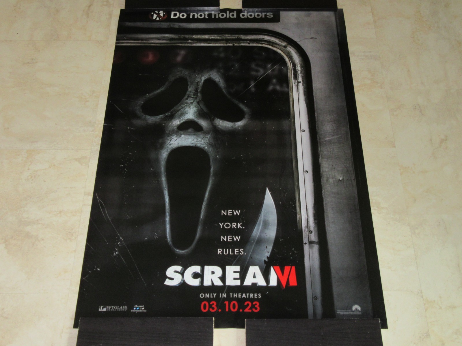 SCREAM VI [ADV. VERSION] [DOUBLE-SIDED] [ORIGINAL] 27×40 D/S MOVIE POSTER [RARE]
