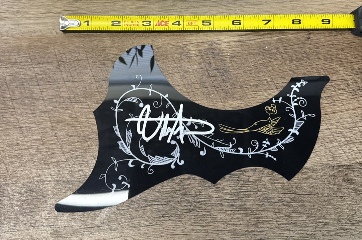 Billy Strings Signed Acoustic Guitar Pickguard Bluegrass Autographed w/COA Proof
