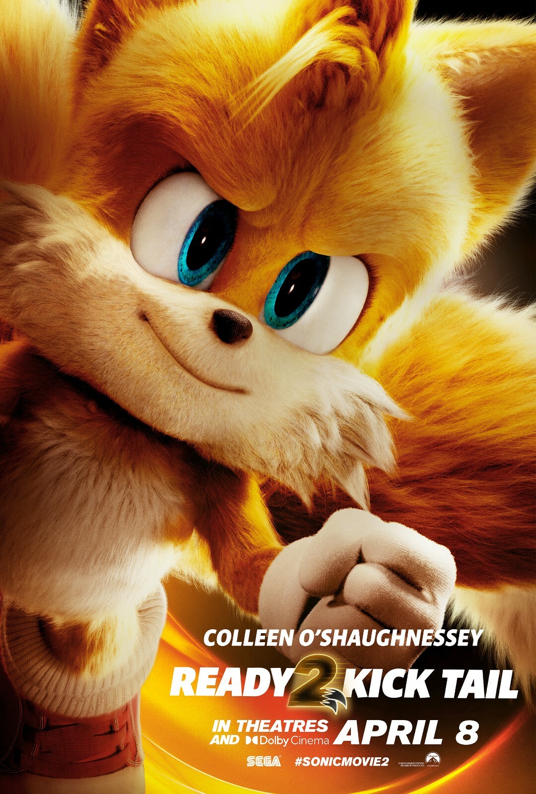 Sonic The Hedgehog 2 movie poster (e) – 11 x 17 inches