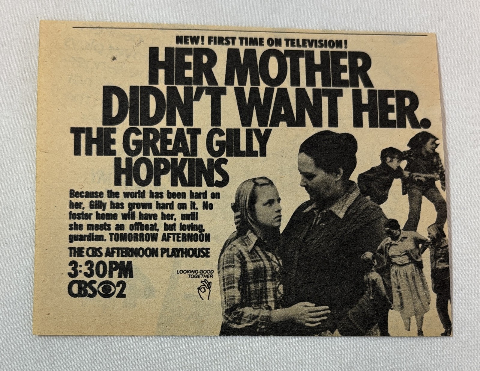 1981 CBS Afternoon Playhouse tv ad~ GREAT GILLY HOPKINS