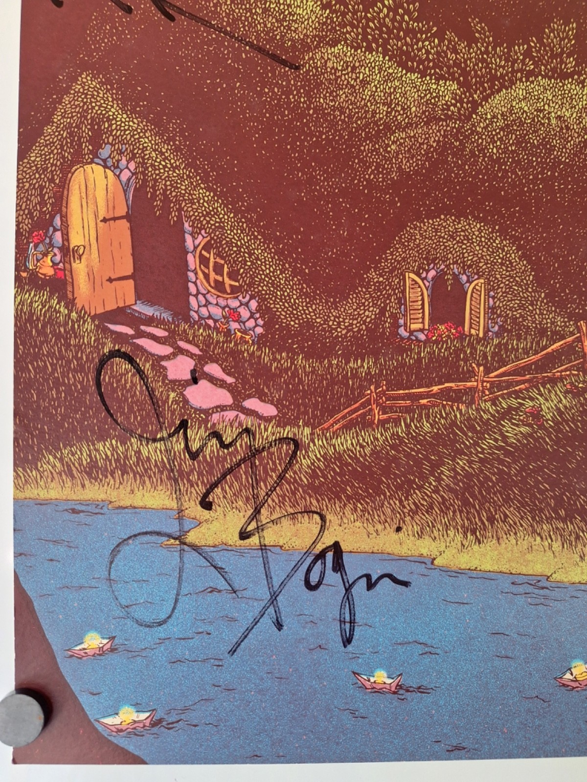 COUNTING CROWS CONCERT POSTER Somewhere Under Wonderland USA TOUR 2015 SIGNED!
