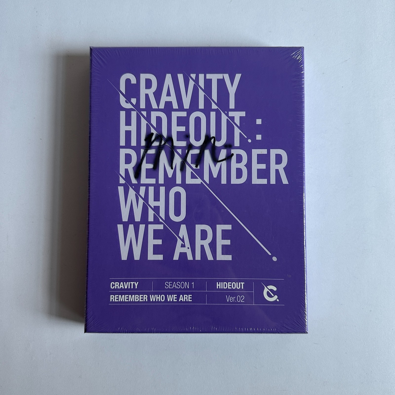 CRAVITY HIDEOUT: REMEMBER WHO WE ARE VER 2 MINHEE HAND SIGNED AUTOGRAPHED