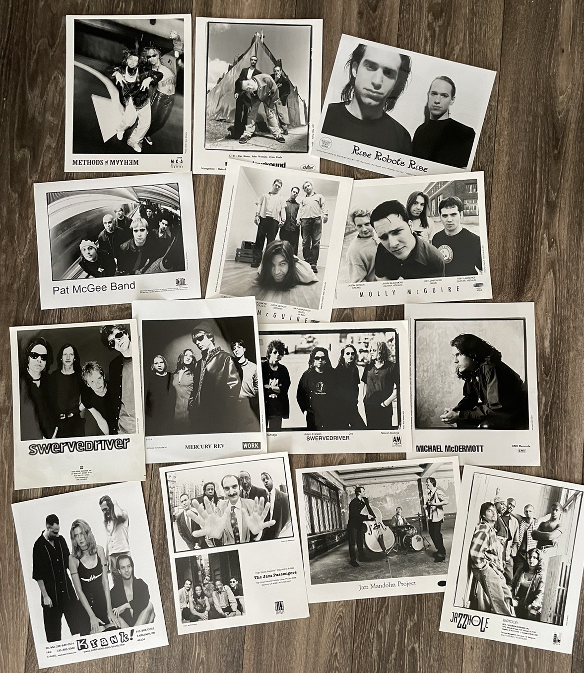 VTG Music Press Photo 8×10 Assorted Wholesale 90s Mostly Alt Rock Lot of 100 (3)