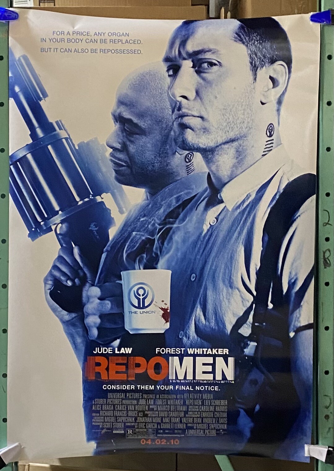 REPO MEN MOVIE POSTER 2 Sided ORIGINAL 27×40