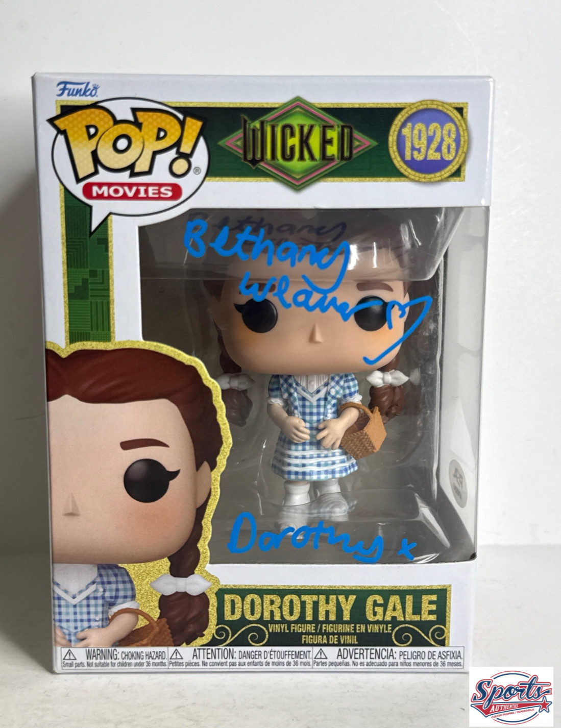 Bethany Weaver Signed Wicked Dorothy Gale Funko #1928 PSA AP89247