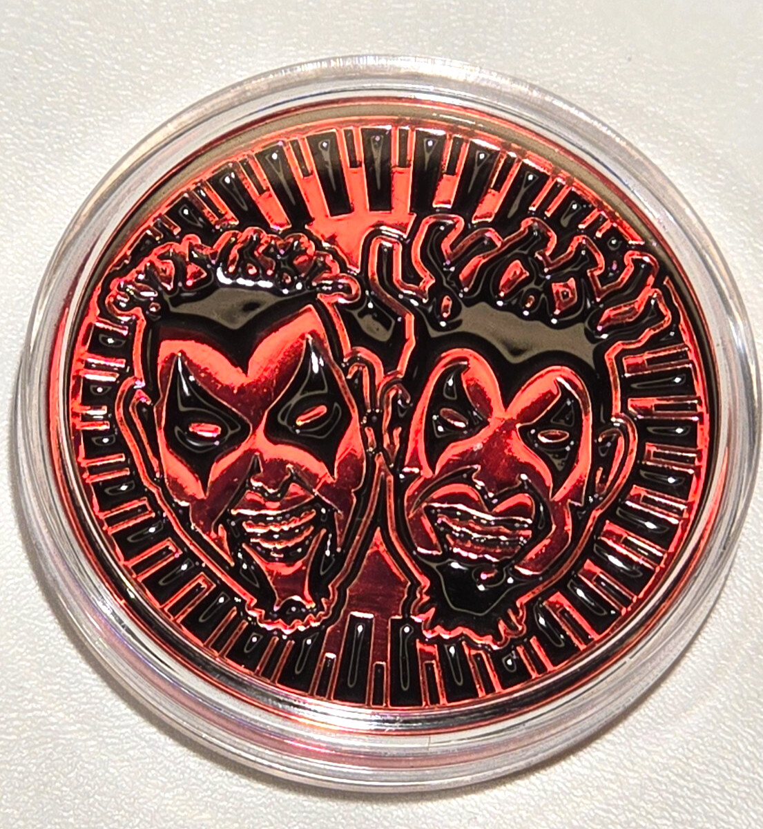 Twiztid Coin -INDEPENDENTS DAY Killer Coinz Crimson Red Coin 1/50 MNE New Sealed