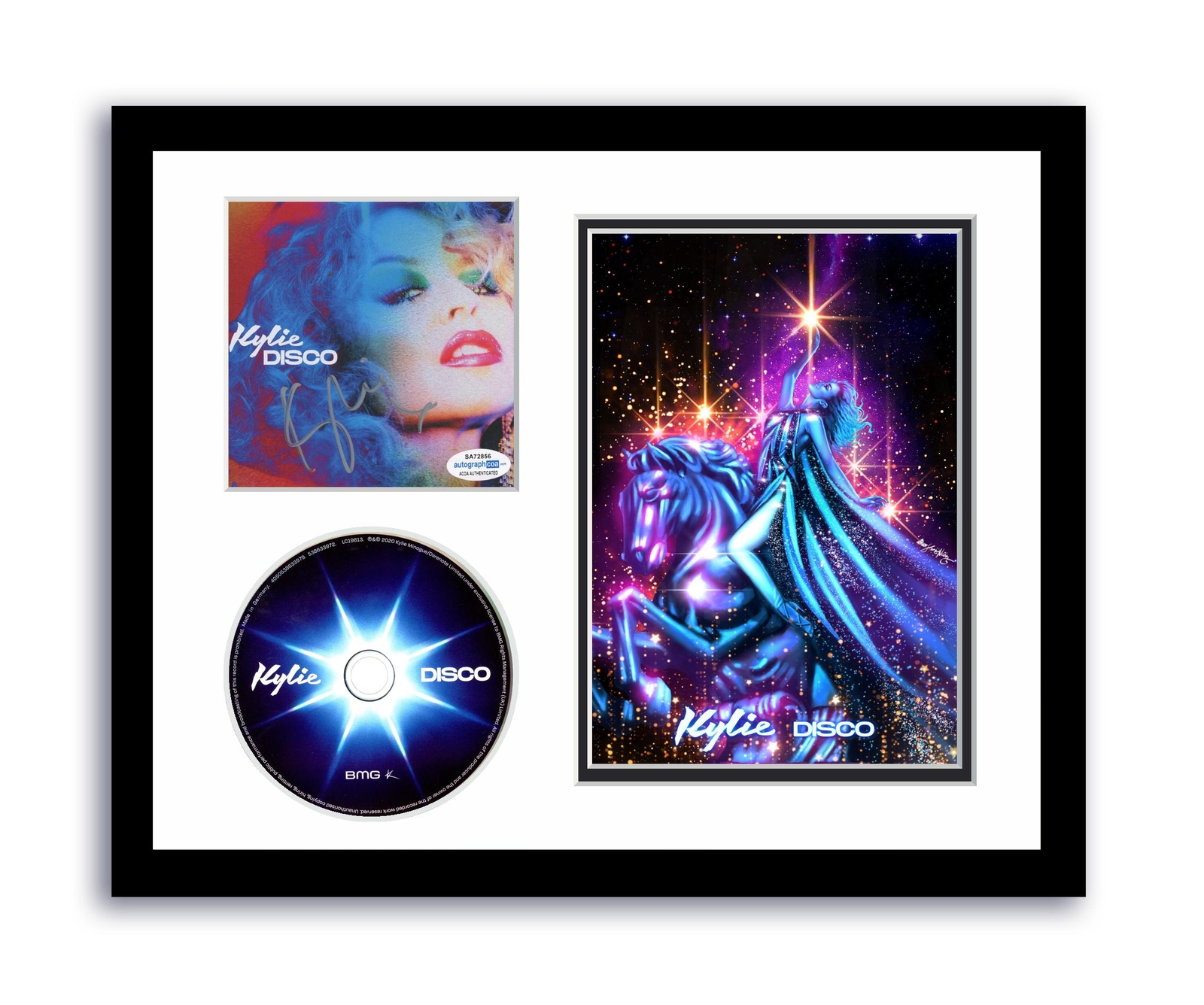 Kylie Minogue Autographed Signed 11×14 Custom Framed CD Photo Disco ACOA