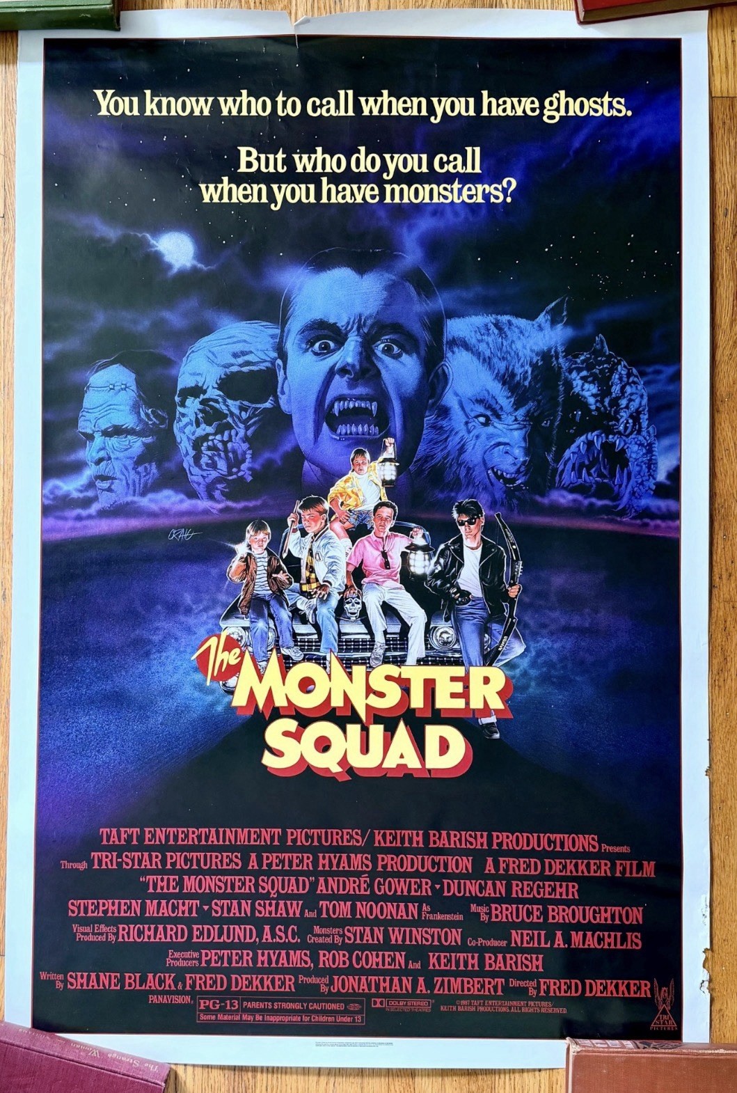 The Monster Squad 1987 Original One Sheet Movie Poster
