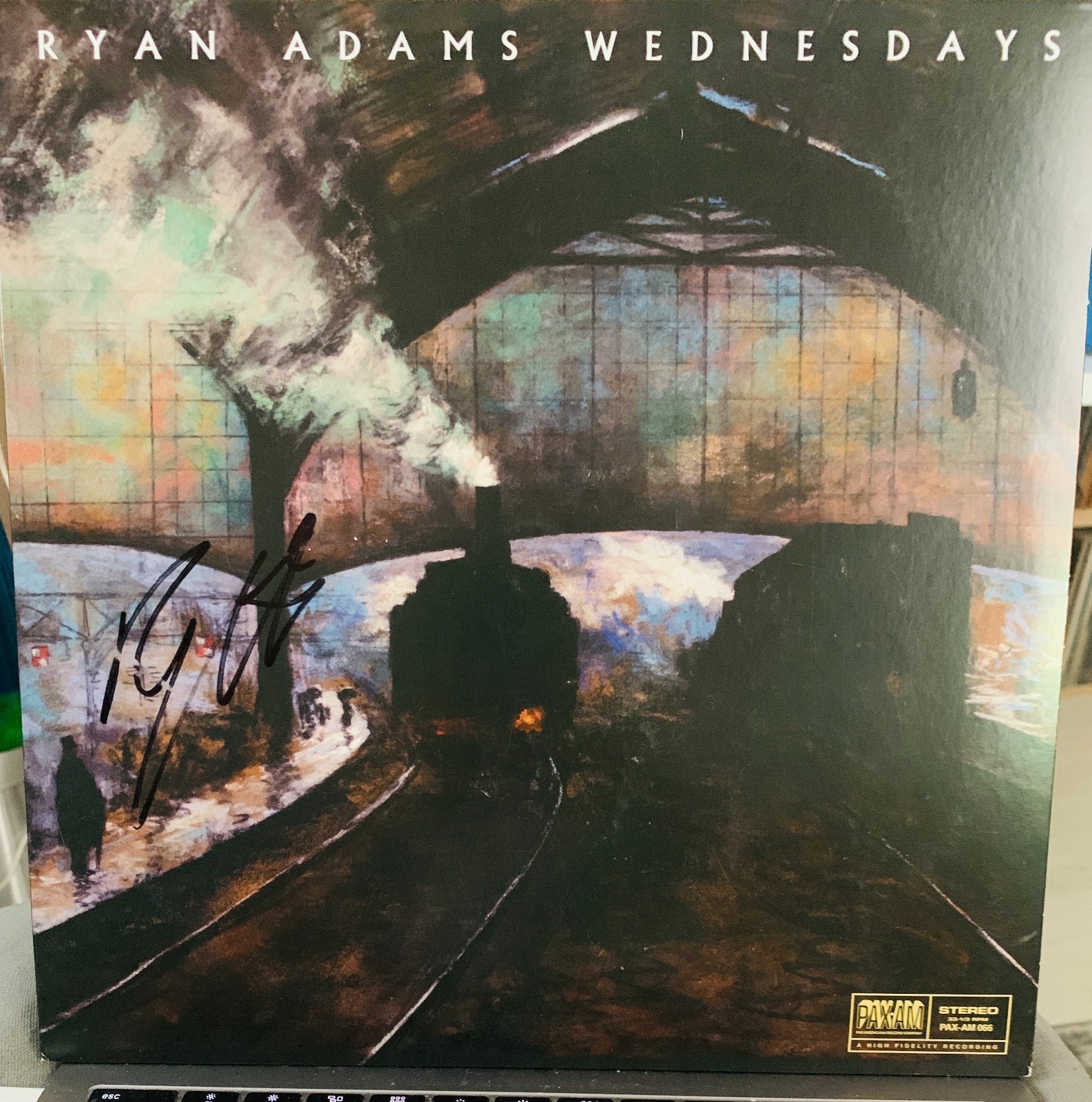 RYAN ADAMS Signed ‘Wednesdays” Record Album Beckett Authentic