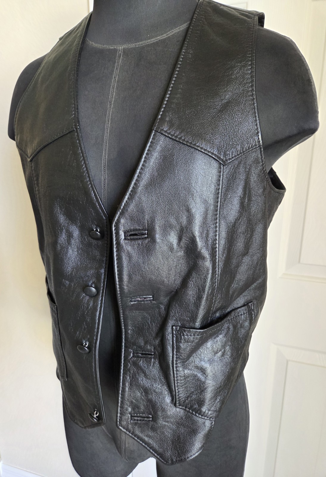 2023 “Spinning Gold” Movie KISS Michael Rubin Alex Frehley Leather Vest
