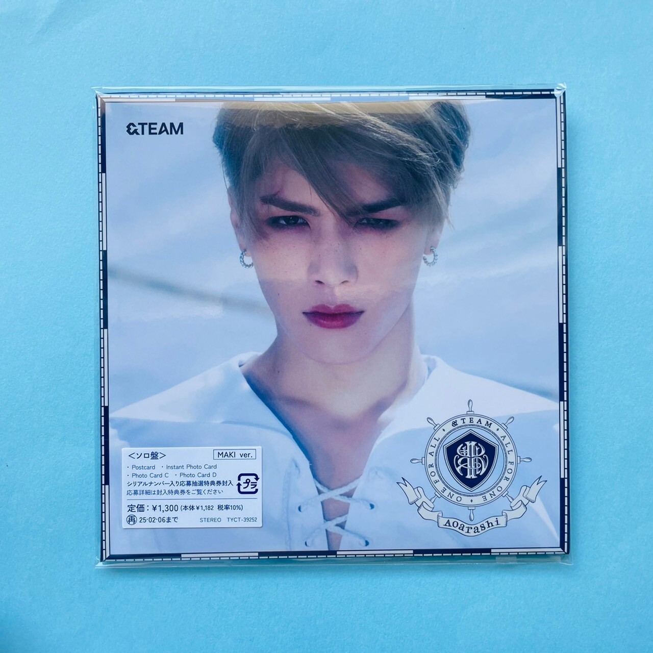 &TEAM 青嵐 Aoarashi 2nd Single CD andteam Solo Jacket Ver. Japan K-POP