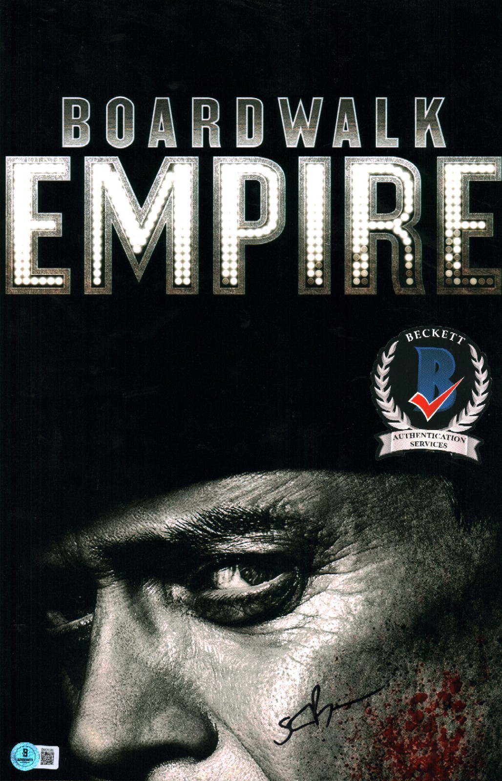 STEVE BUSCEMI SIGNED BOARDWALK EMPIRE NUCKY THOMPSON 11X17 PHOTO POSTER BAS COA