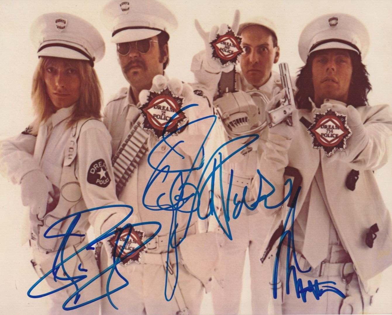 Cheap Trick Autographed 8×10 Robin Zander Rick Nielsen Tom Petersson MU176
