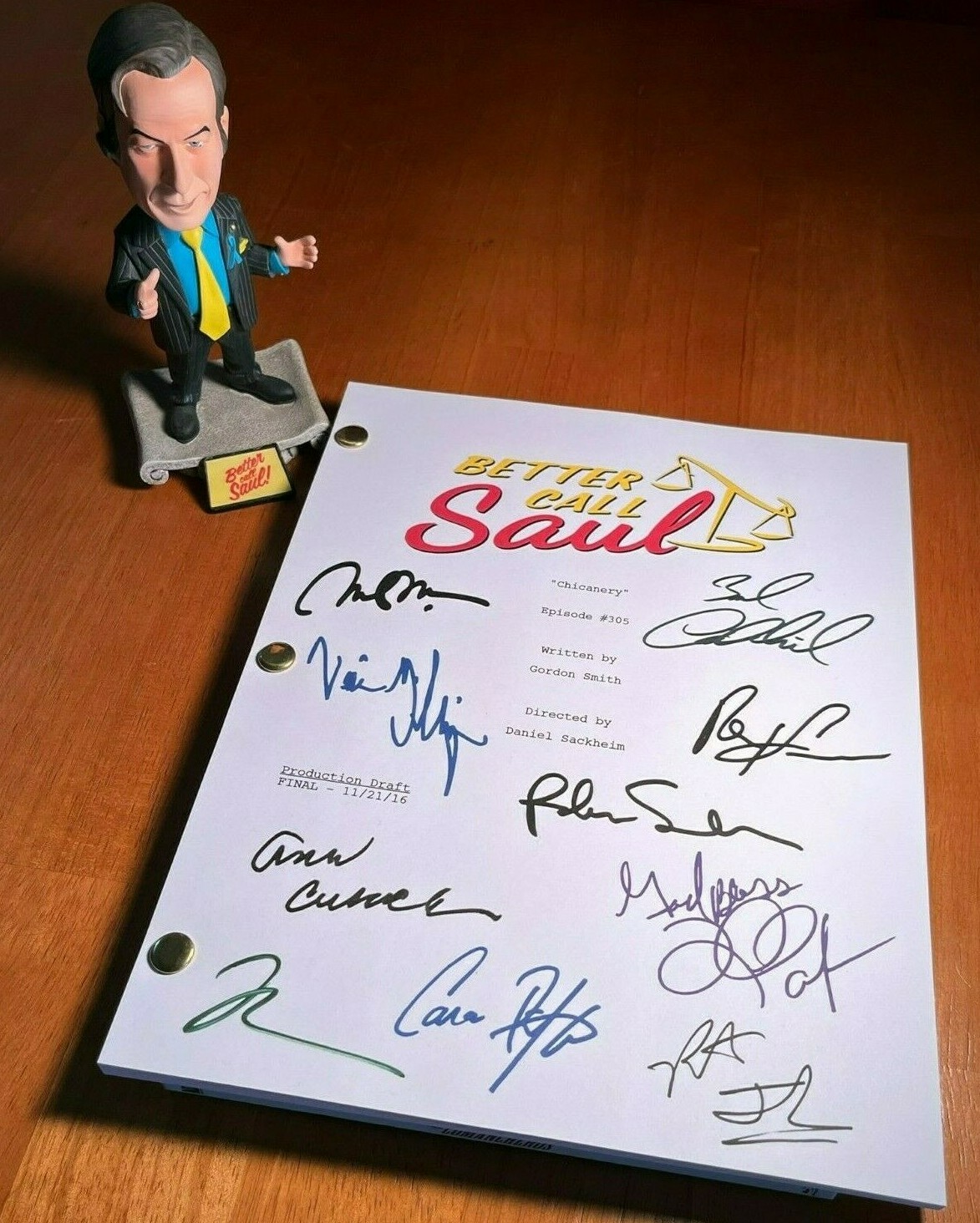 Better Call Saul Script Cast-Signed- Season 3- “Chicanery”- Autograph Reprints