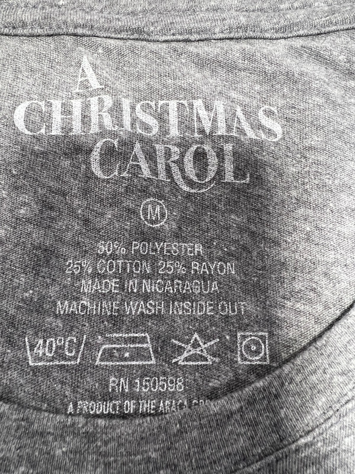 A CHRISTMAS CAROL on BROADWAY The Musical WOMAN PAST PRESENT FUTURE DOLMAN TEE