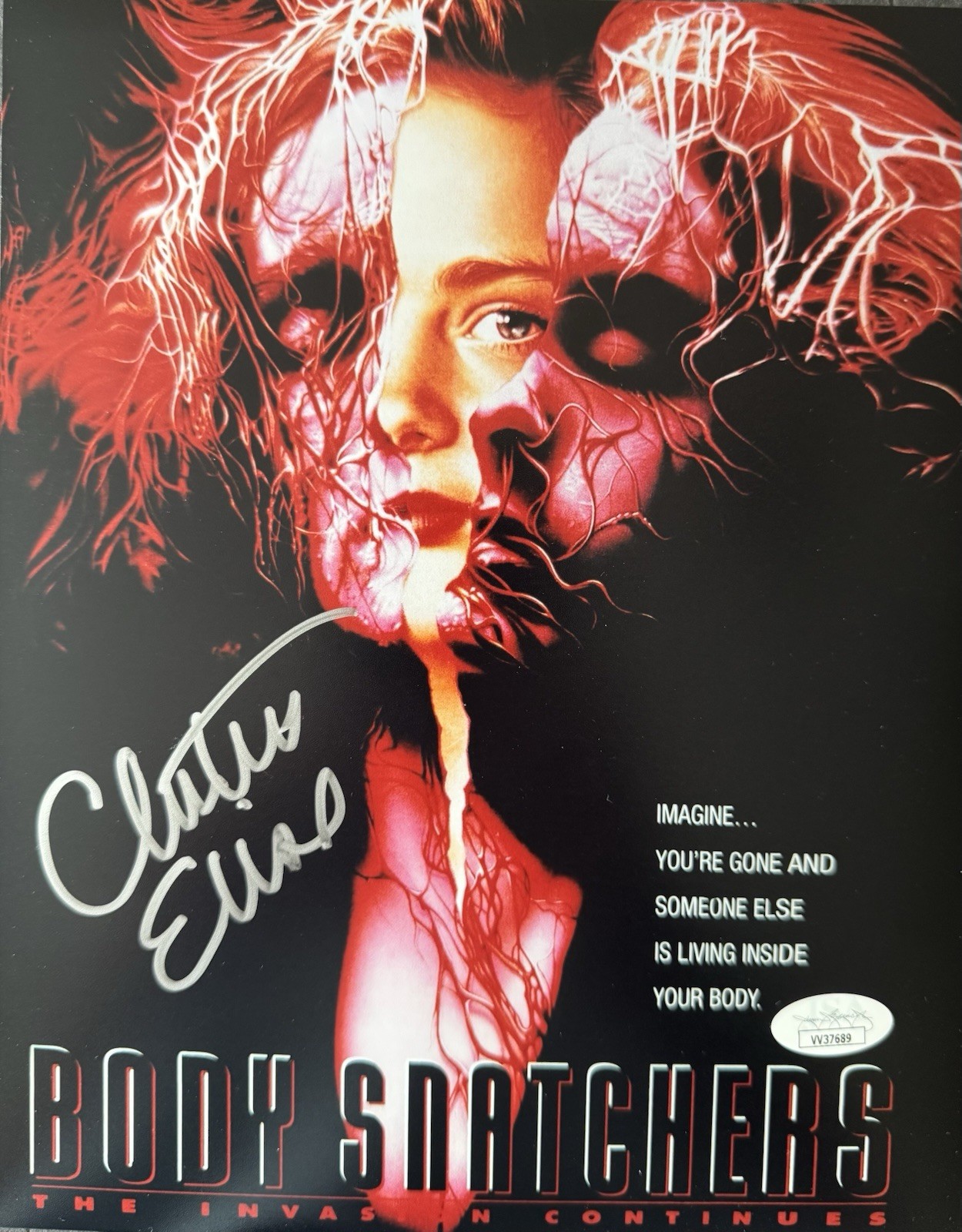 Christine Elise Body Snatchers Signed 8×10 Photo JSA COA Autograph