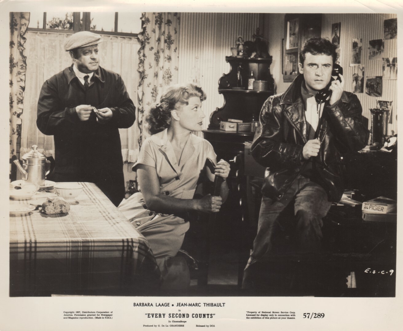 Every Second Counts (1957) 8×10 black & white movie photo #9
