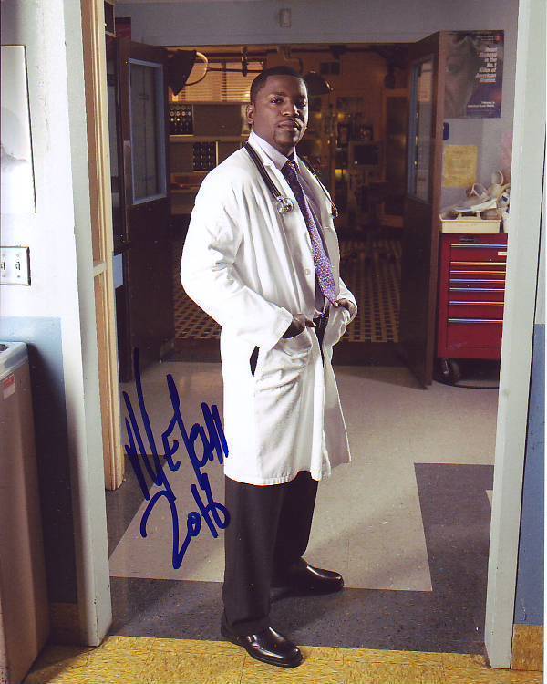 Mekhi Phifer Signed Autographed 8×10 ER Dr. Gregory Pratt Photograph