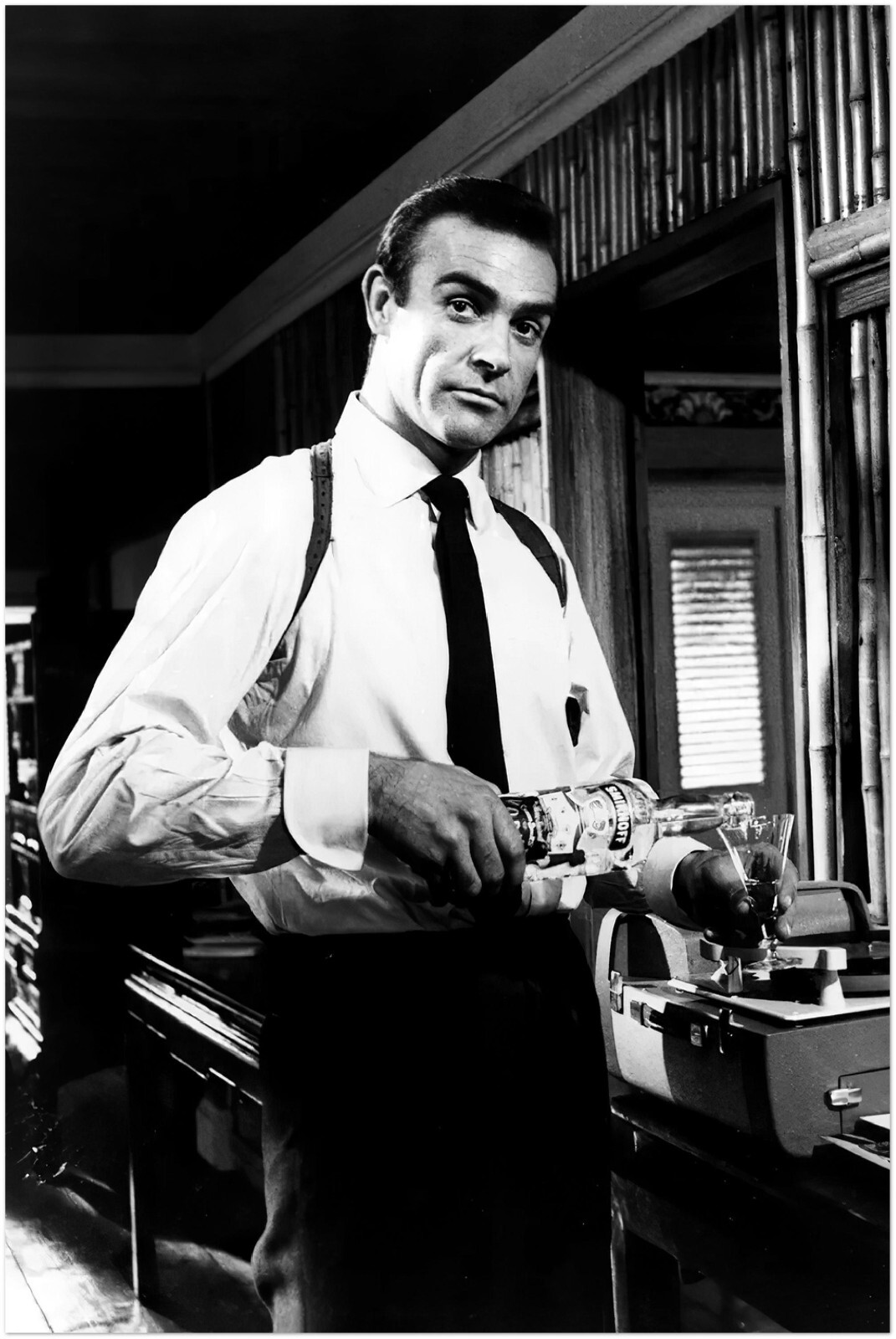 James Bond 007 Poster – Sean Connery – Martini Print