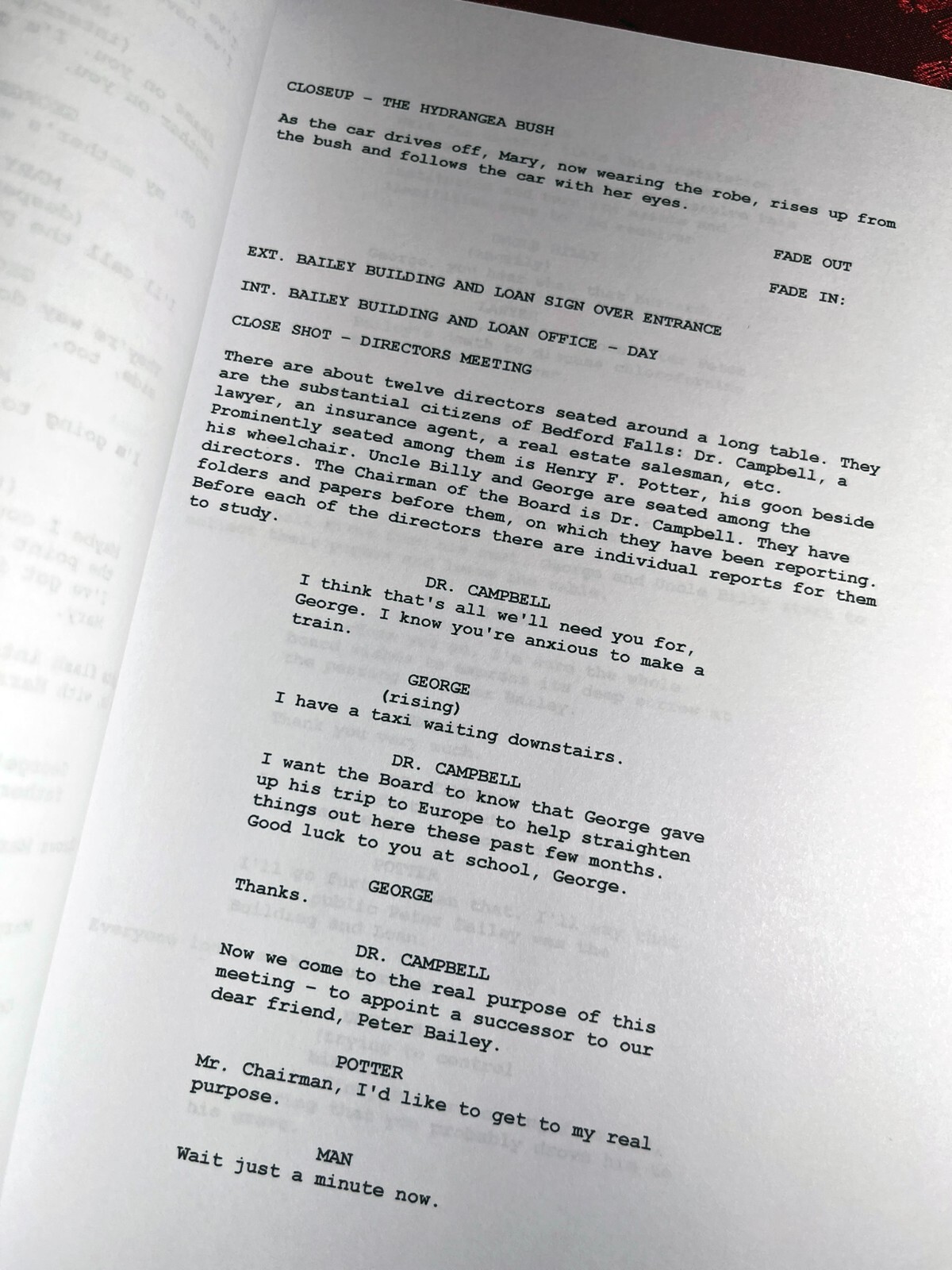 It’s A Wonderful Life Script Cast-Signed- Autograph Reprints- 168 Pages Long