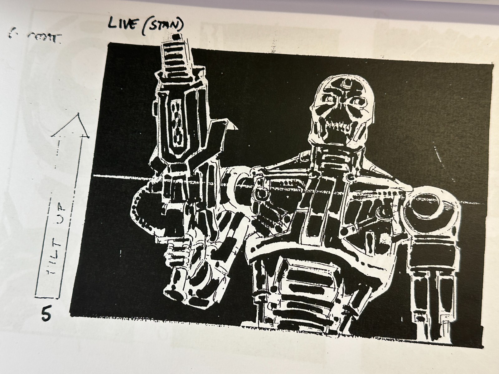 Terminator 2: Judgment Day Storyboards Volume One 1991 Arnold Schwarzenegger T2