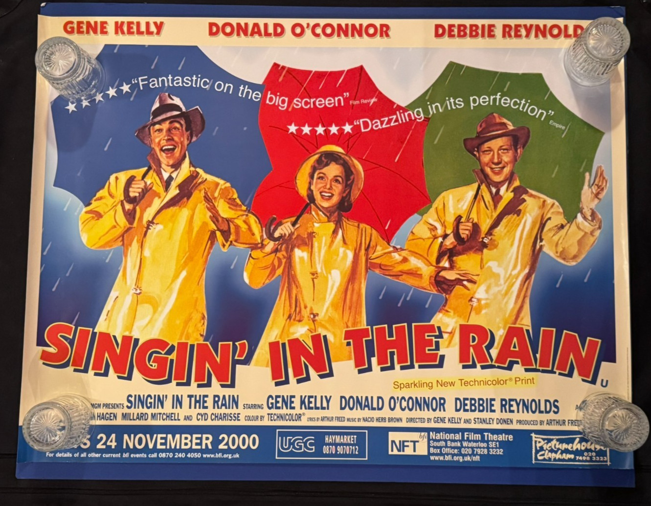 Singin’ in the Rain – Original British Quad Movie Poster 30″ X 40″ 2000 Reissue