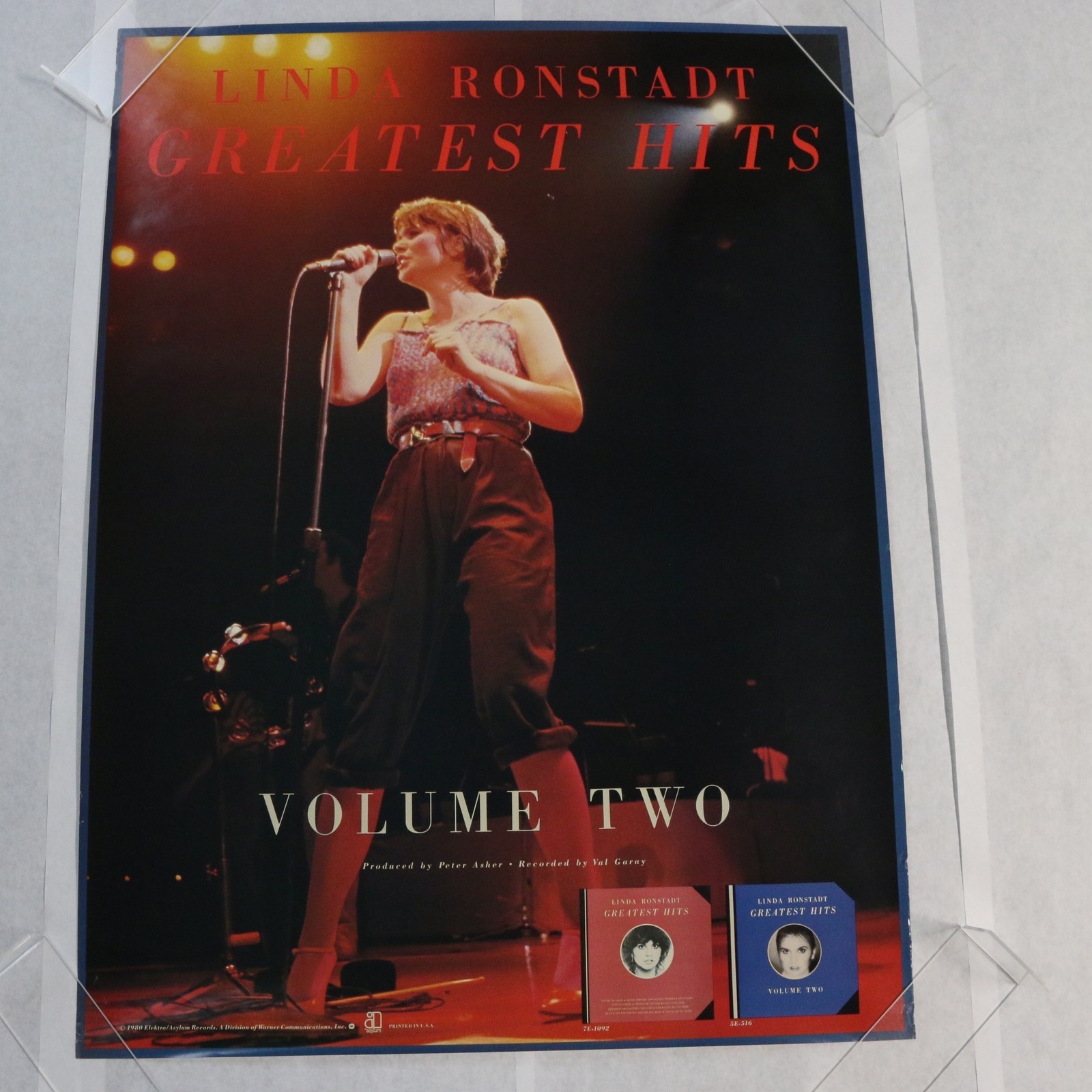 Linda Ronstadt Greatest Hits Vol 2 40” X 30″ Original Record Promo Poster 1980