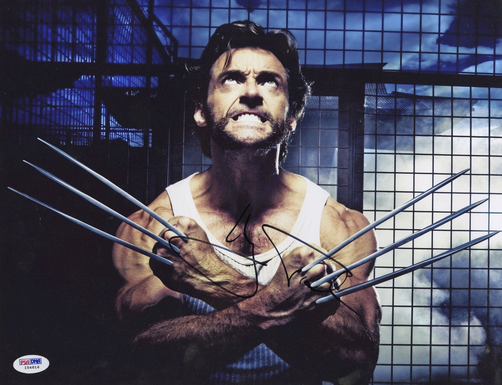 Hugh Jackman photo w/reproduction signature archival quality