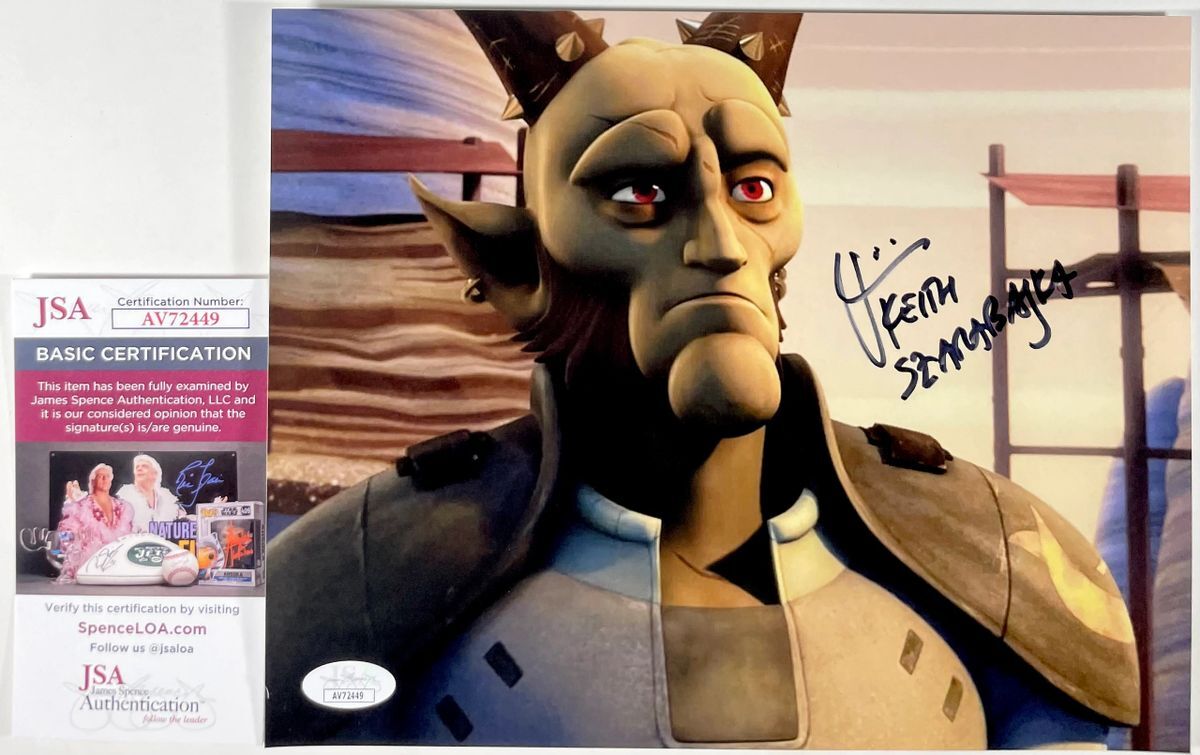 Keith Szarabajka Signed Star Wars Rebels 8×10 Photo Autograph Cikatro JSA COA