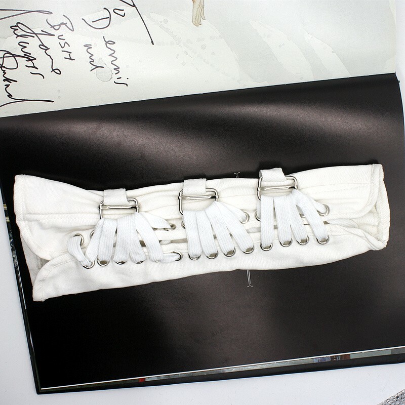 MJ Michael Jackson collection Adjustable ArmBrace Glove White BAD Punk Dance