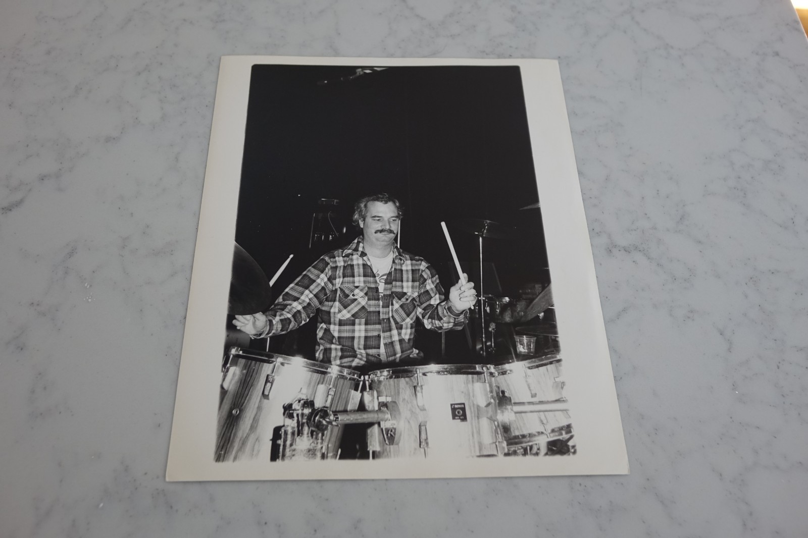 Grateful Dead – 8×10 Bill Kreutzmann – Black & White Original Print – David Gans