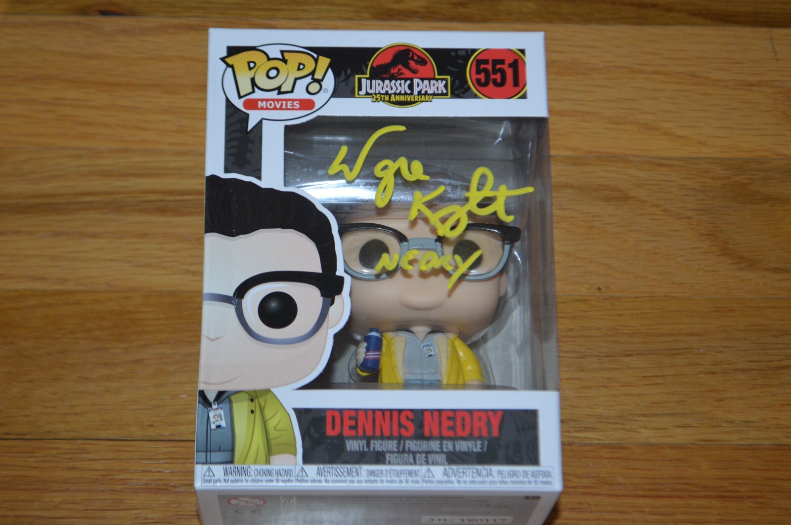 Wayne Knight Signed “Jurassic Park” Funko Pop Vinyl Figure ~ Beckett Hologram