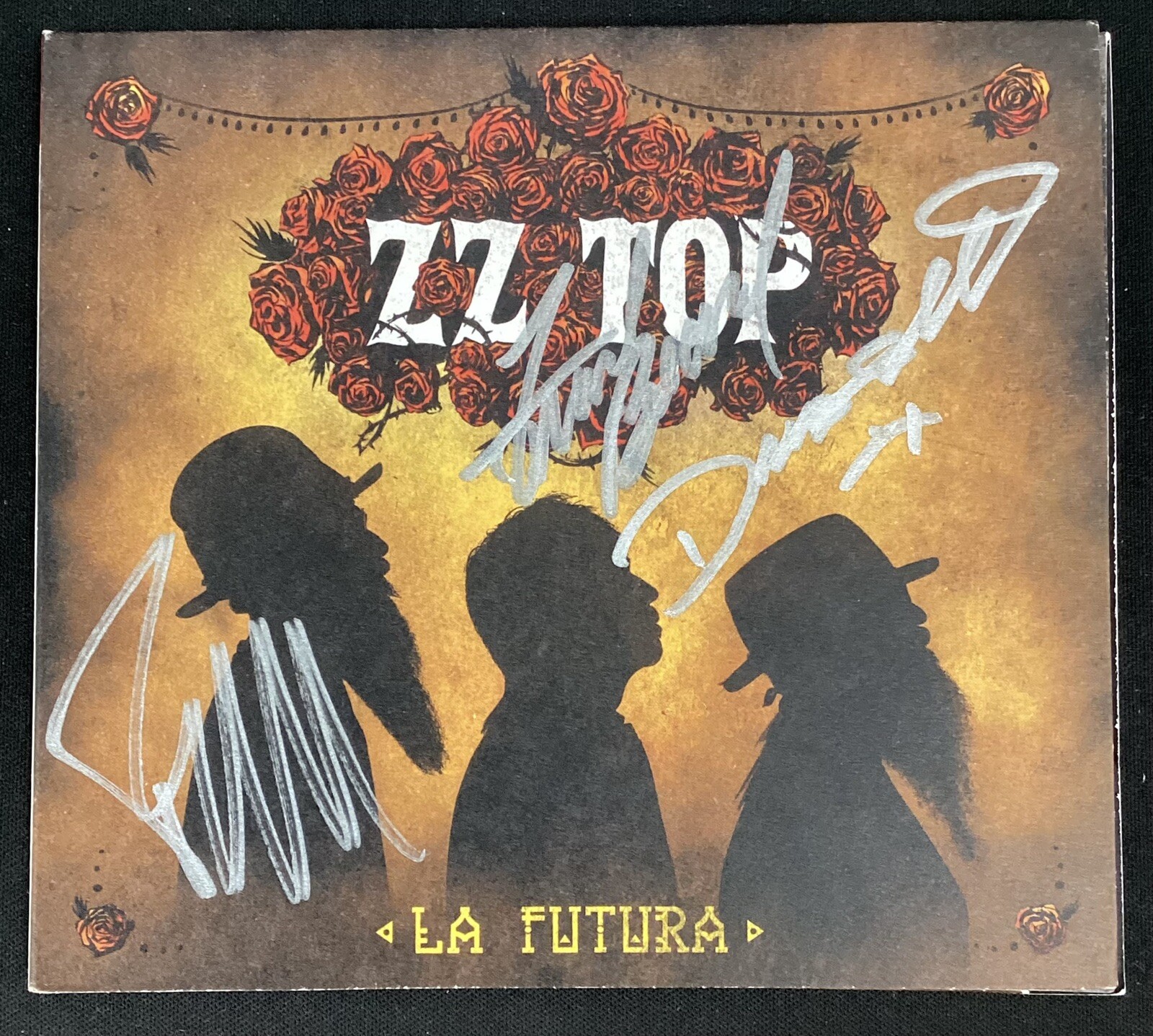 ZZ Top Signed CD La Futura Album Dusty Hill Billy Gibbons F Beard Auto PSA/DNA