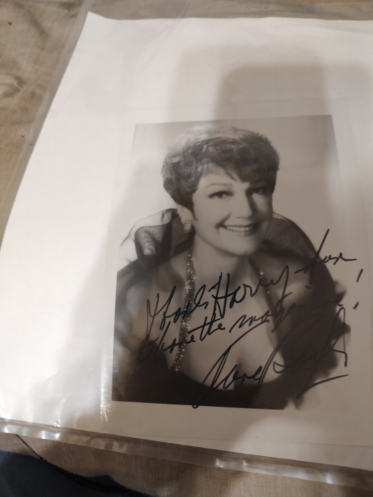 Anne Baxter 5 x7 Autographed Picture COA
