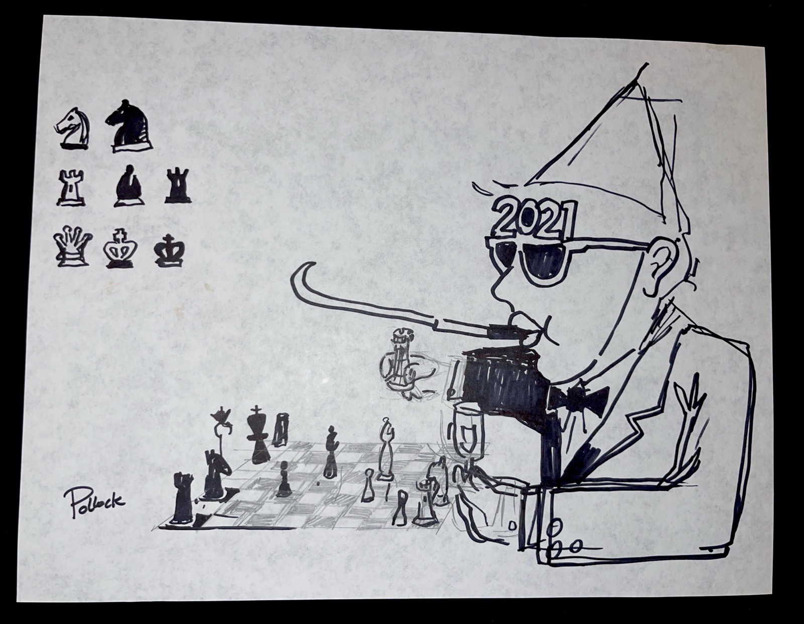 Phish Jim Pollock Dinner And A Rematch Original Art OG not Poster Print ‘2020