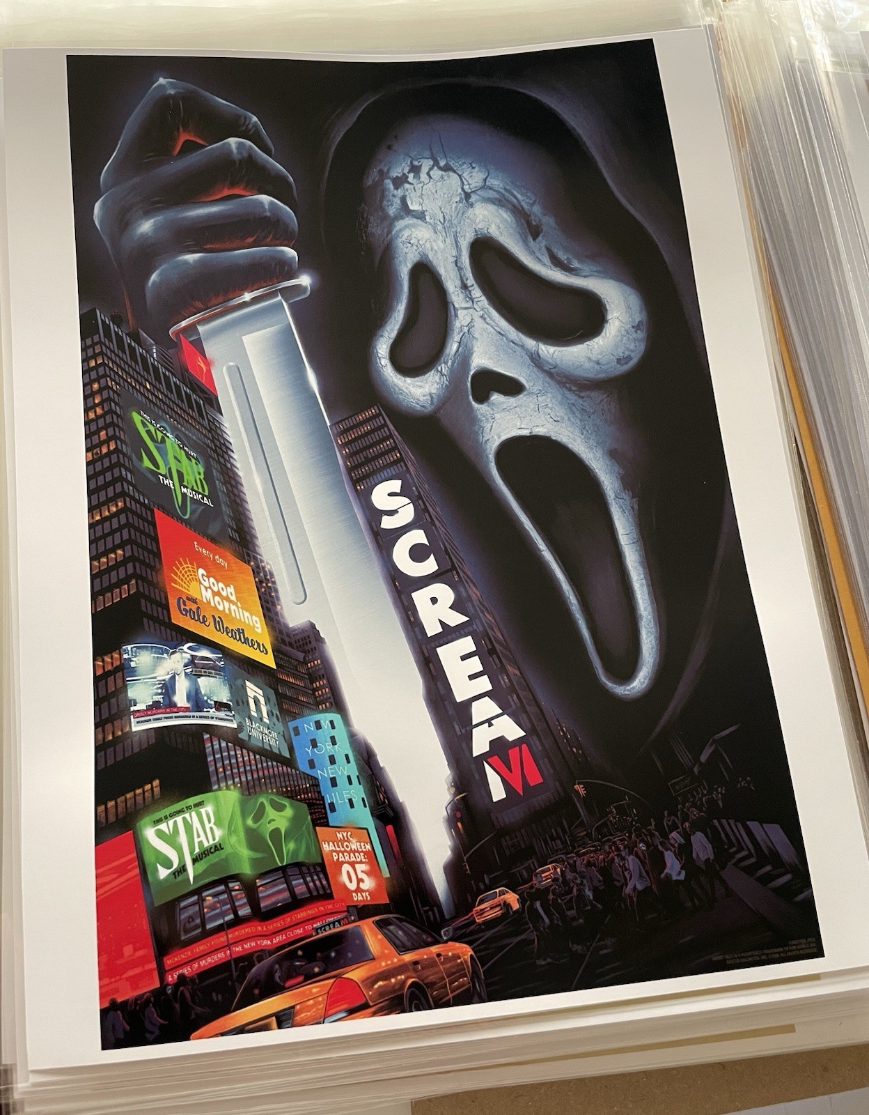 Scream VI 6 Movie Poster 8.5×11 Jenna Ortega Courteney Cox Wes Craven Horror
