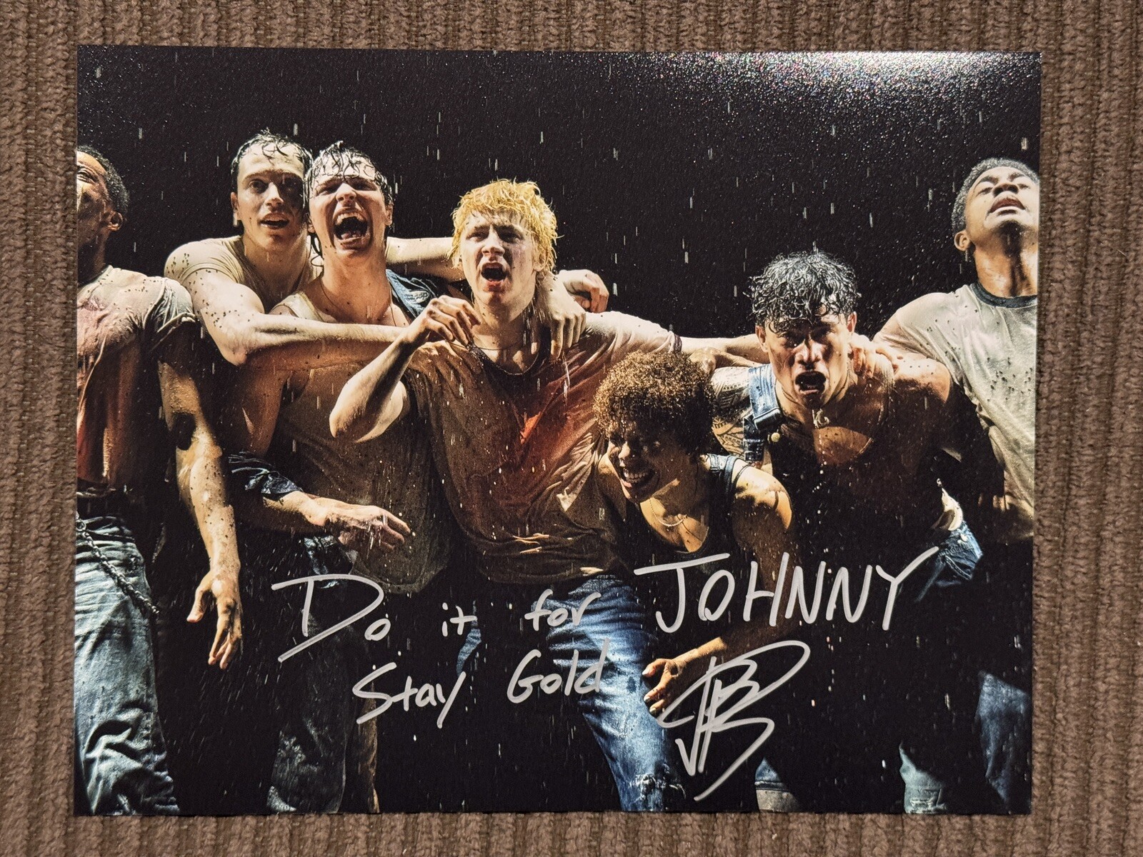 Brody Grant Signed 8×10 Photo Outsiders Ponyboy Stay Gold Autograph Authentic