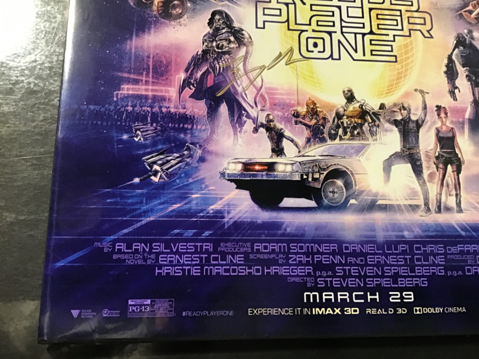 READY PLAYER ONE Wondercon 2018 SIGNED x8 OLIVIA COOKE Tye SHERIDAN Ernest CLINE